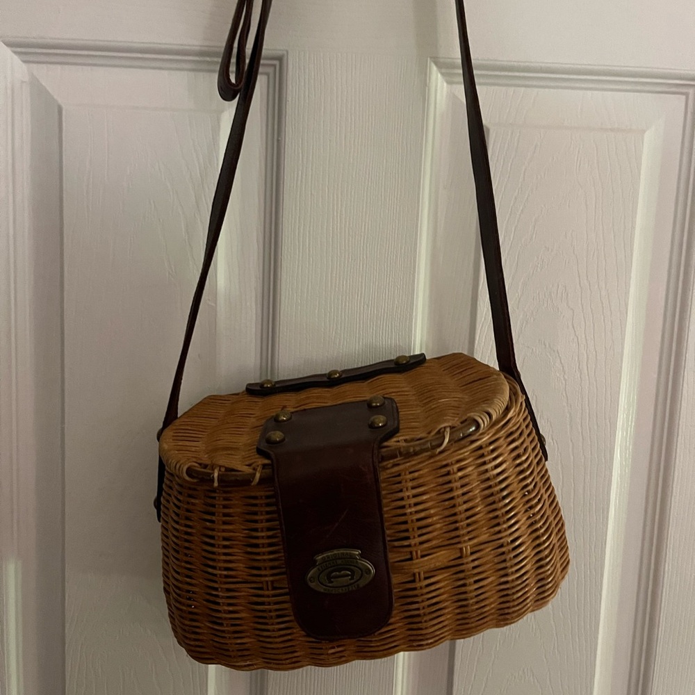 wicker basket purse